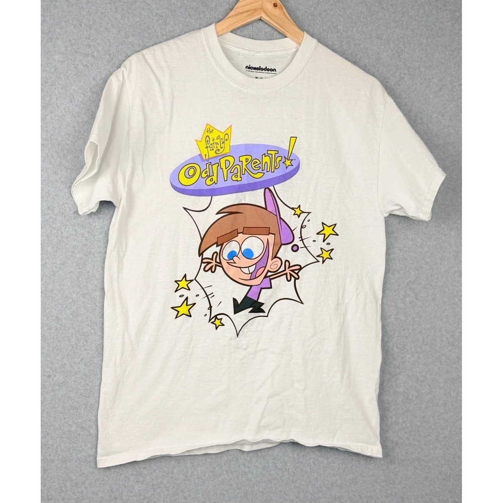 Nickelodeon Fairly OddParents Timmy Graphic T Shirt White Size M